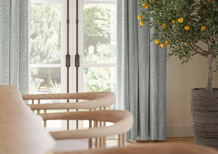 Willow Field, Slate - Made to Measure Curtains - Image 5